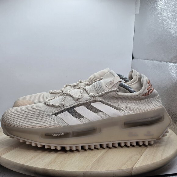 adidas NMD S1 Wonder Taupe Bliss Orange Boost Running Sneakers Trainers Mens 12 - Picture 1 of 9